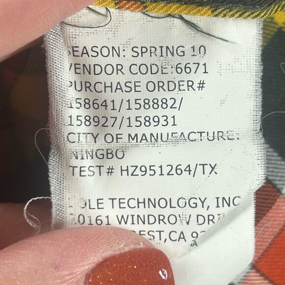 Etnies Devine Calloway Classics Button Up Shirt‎ Men's Size Large Plaid Casual - Picture 5 of 5